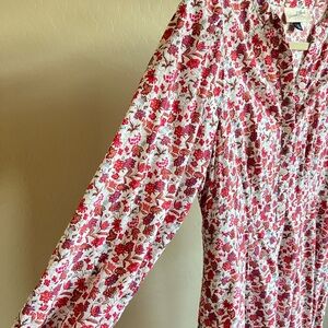 Floral Button-Up Dress